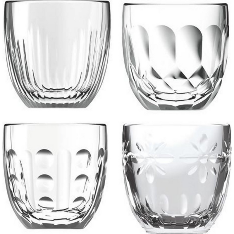 SET 4 VASOS CAPUCCINO TROQUET