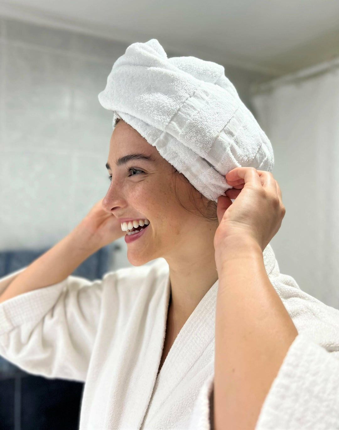 Turbante toalla + Manopla toalla