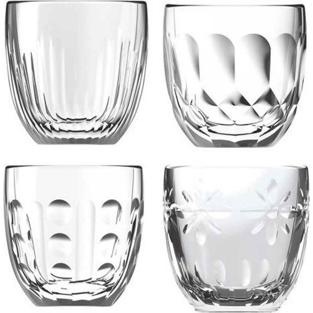 SET 4 VASOS EXPRESSO TROQUET