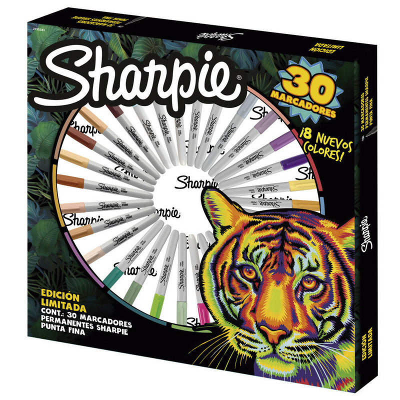 Caja con 30 Marcadores colores surtidos Sharpie