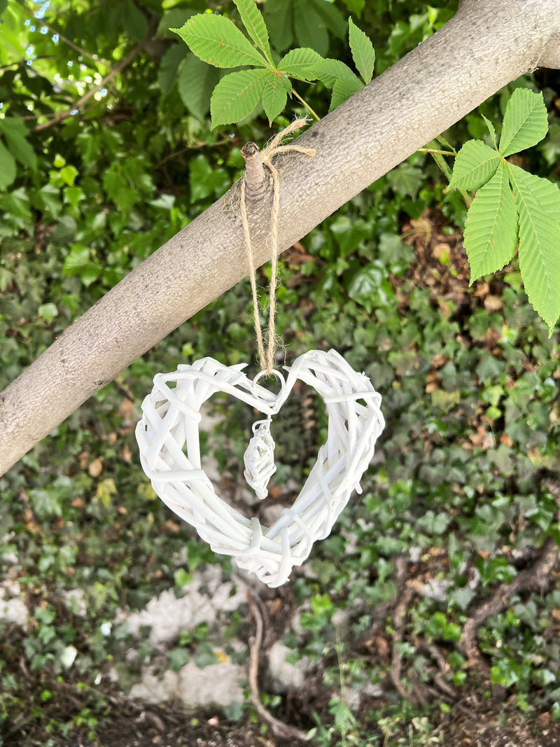CORAZON COLGANTE BLANCO M