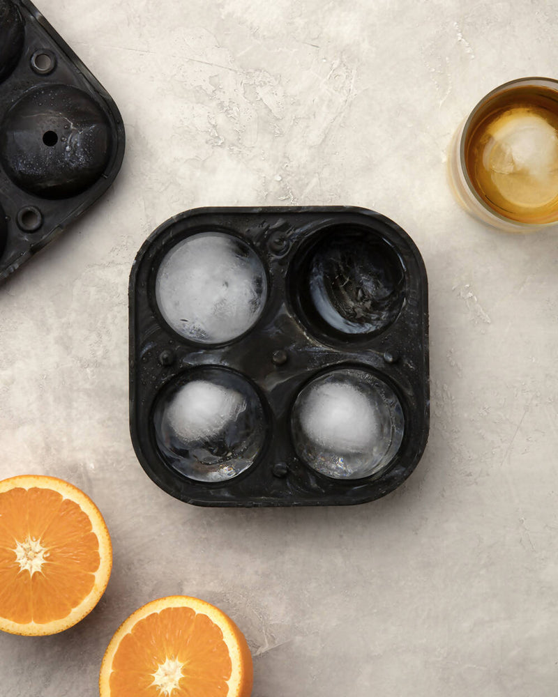 Cubetera Silicona Peak Sphere Ice Tray 4 Hielos Esféricos