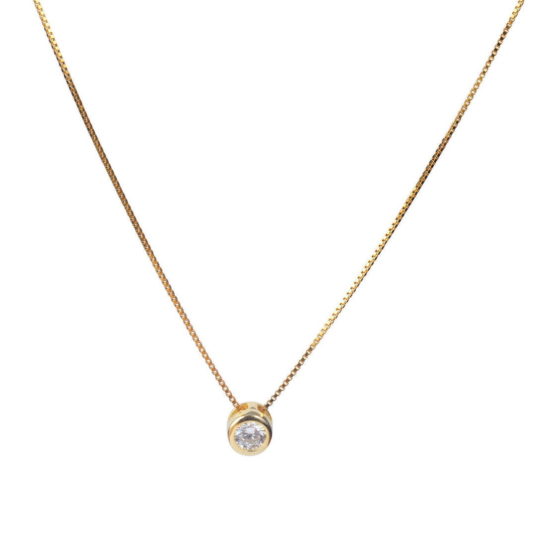 COLLAR PUNTO LUZ GOLD VERMEIL MUSA MU2289