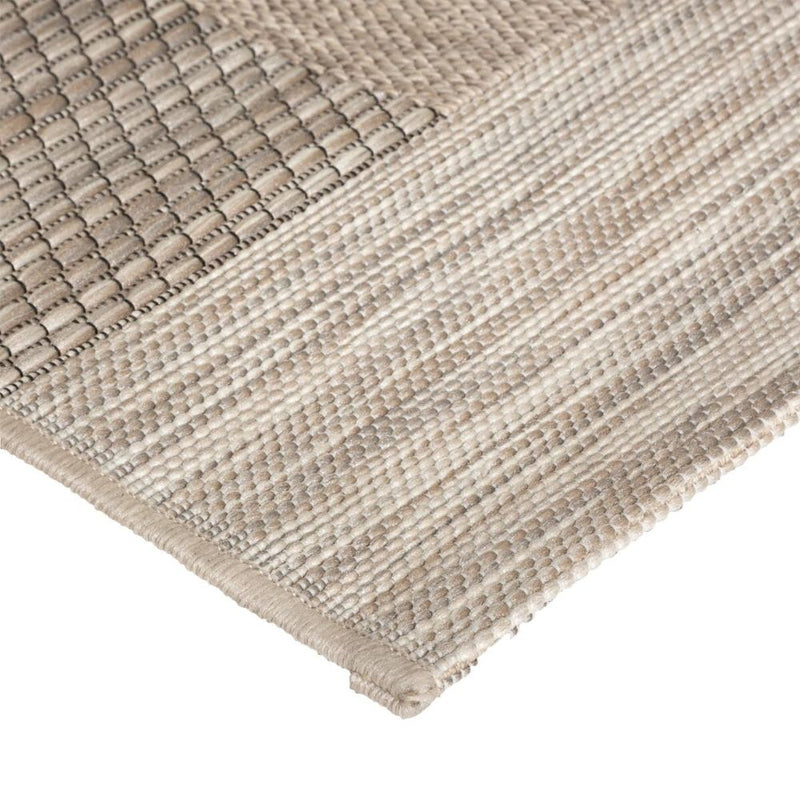 Alfombra de exterior - interior, Efecto lana beige 160x230cm