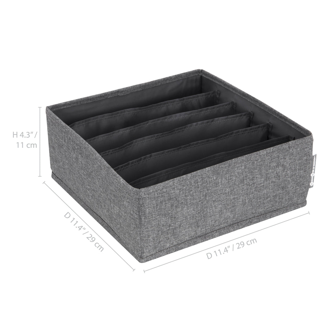 Organizador Cajón BIGSO 6 Compartimientos 29 x 29 cm
