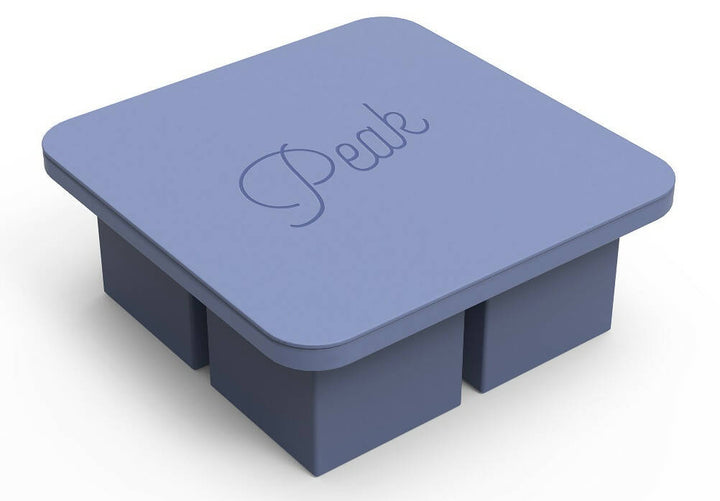 Cubetera W&P Peak Ice Works 4 Hielos Extra Grandes con Tapa