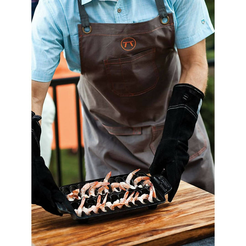 Par Guantes Parrilla Cuero Outset