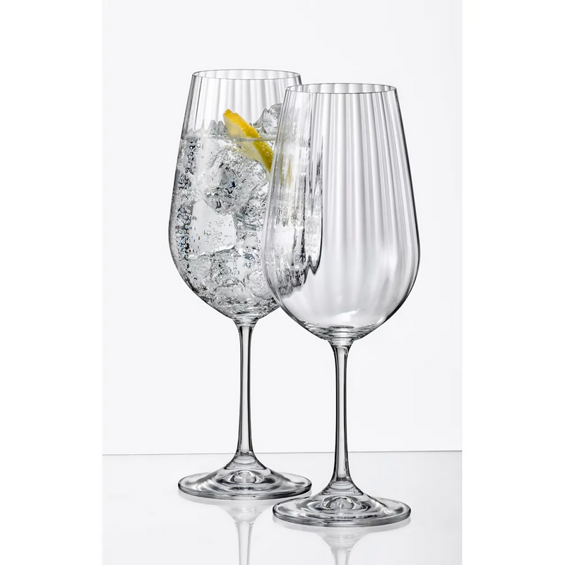 Set 6 Copas Vino Bohemia Waterfall 550ml