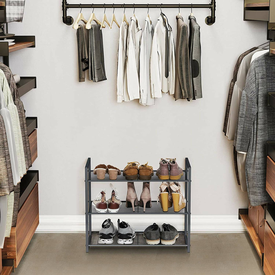 Estante para Zapatos 3 Niveles Songmics