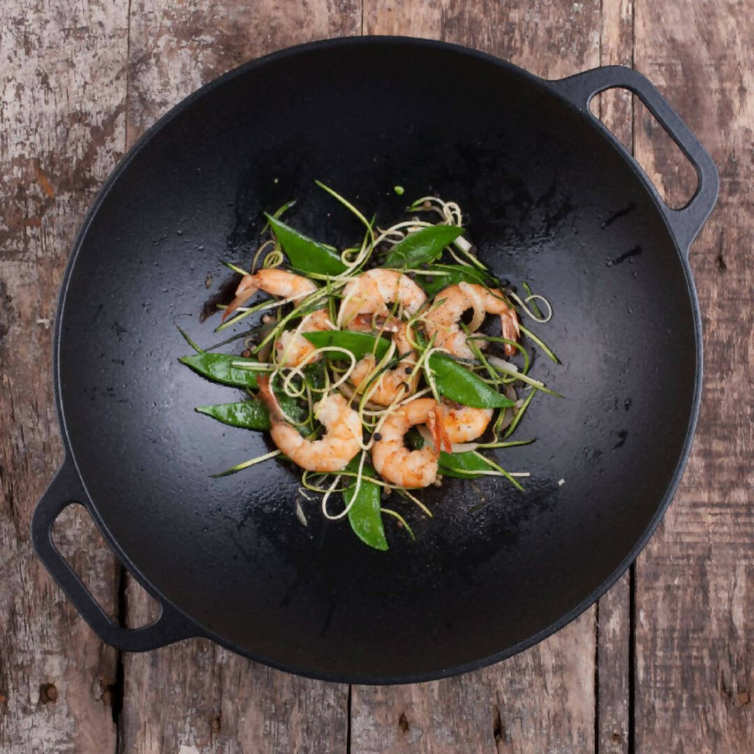 Wok Hierro Fundido Victoria 36 cm