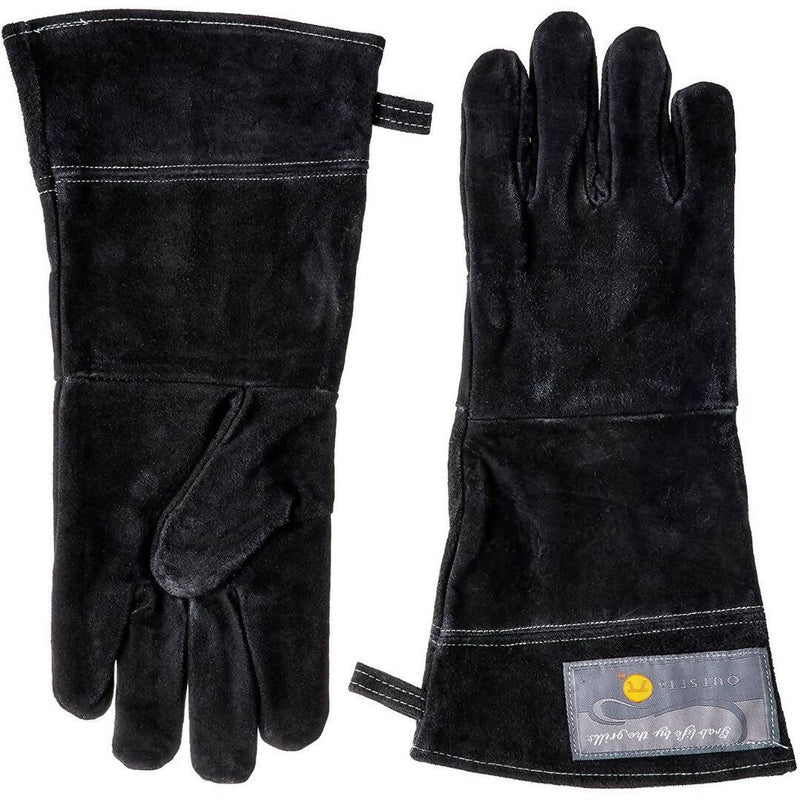 Par Guantes Parrilla Cuero Outset