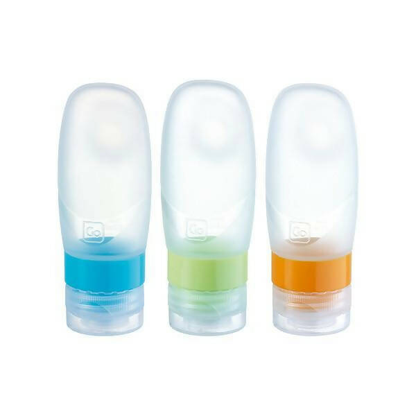 Set 3 Botellitas Silicona Cabina 60 ml