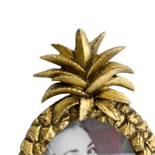 MARCO FOTO DORADO PIÑA OVALADO