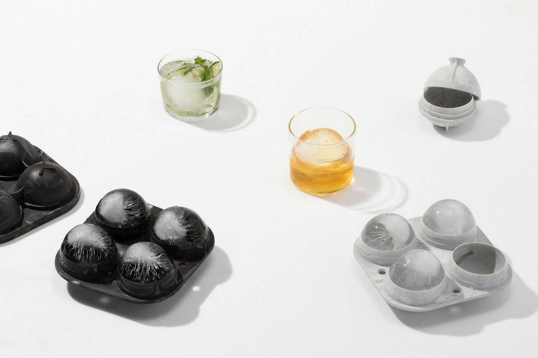 Cubetera Silicona Peak Sphere Ice Tray 4 Hielos Esféricos