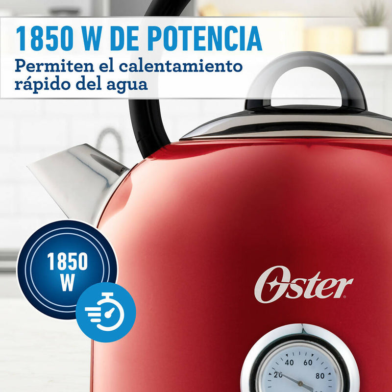 Hervidor eléctrico con capacidad de 2.5 L BVSTKT900R Oster®