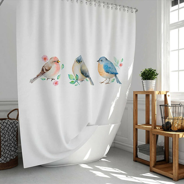 Cortina de Baño Pajaritos