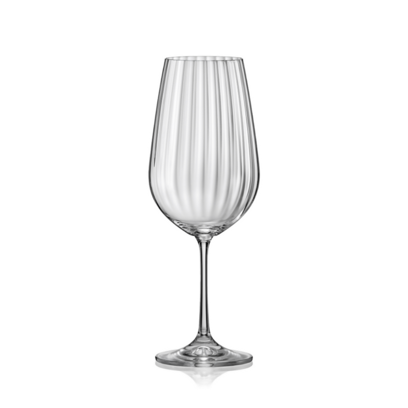 Set 6 Copas Vino Bohemia Waterfall 550ml