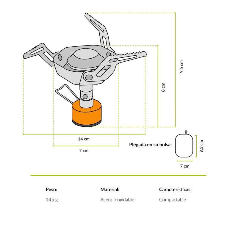 Cocinilla Plegable Murta