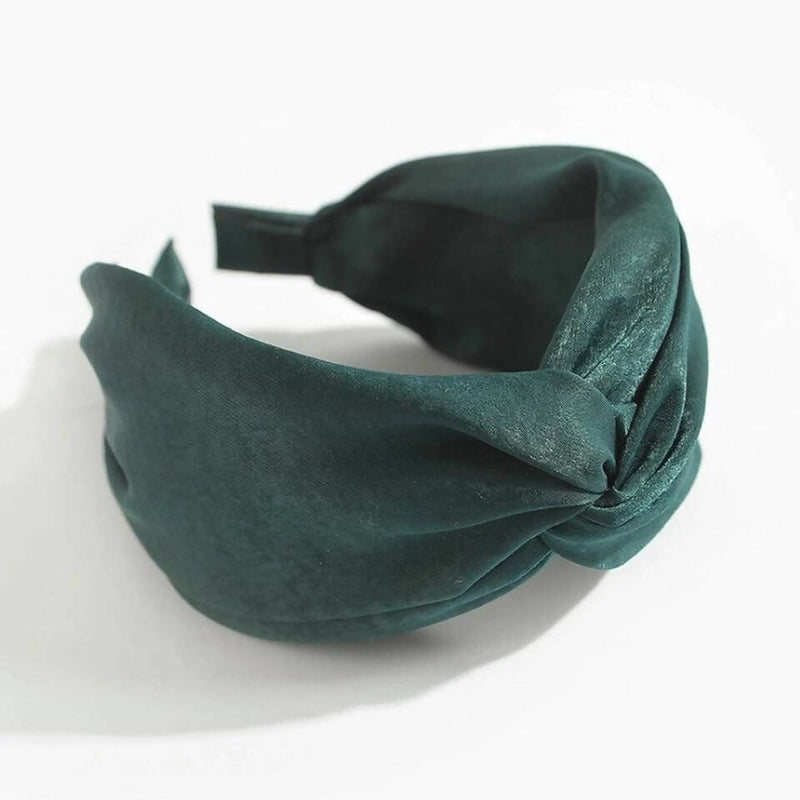 Cintillo Turbante Valentina Raso Verde