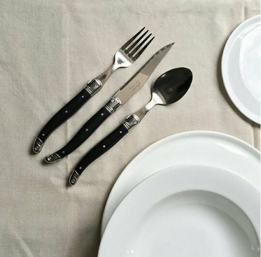 Set de 6 Tenedores Laguiole Negro