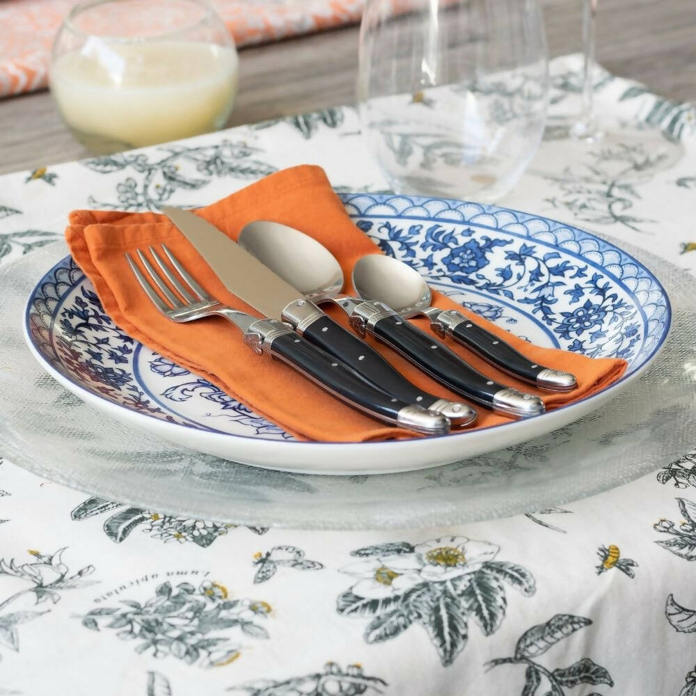 LAGUIOLE SET 24 PIEZAS - NEGRO - A GRANEL