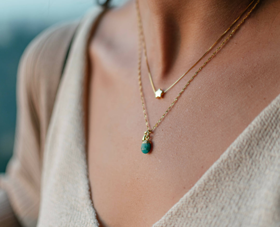 COLLAR ESTRELLA GOLD VERMEIL MUSA MU2292