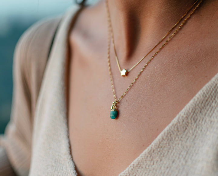 COLLAR ESTRELLA GOLD VERMEIL MUSA MU2292