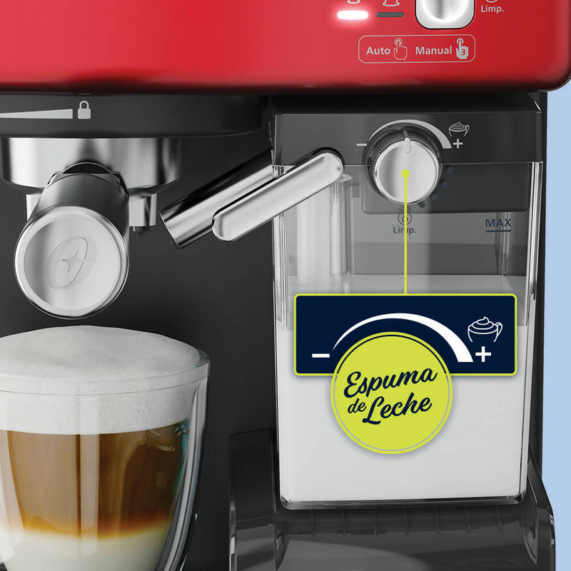 Cafetera automática de espresso roja PrimaLatte™ BVSTEM6603R-052 Oster®