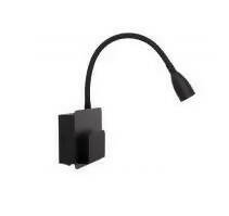 Aplique Lectura Led 3W 3000K 150Lm Negro C/Puerto Carga Usb