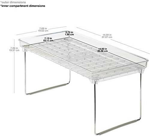 Repisa Apilable Mediana Transparente Madesmart