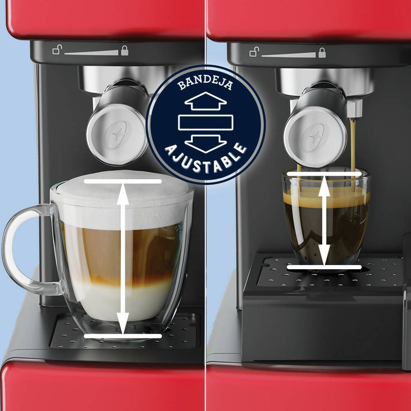 Cafetera automática de espresso roja PrimaLatte™ BVSTEM6603R-052 Oster®