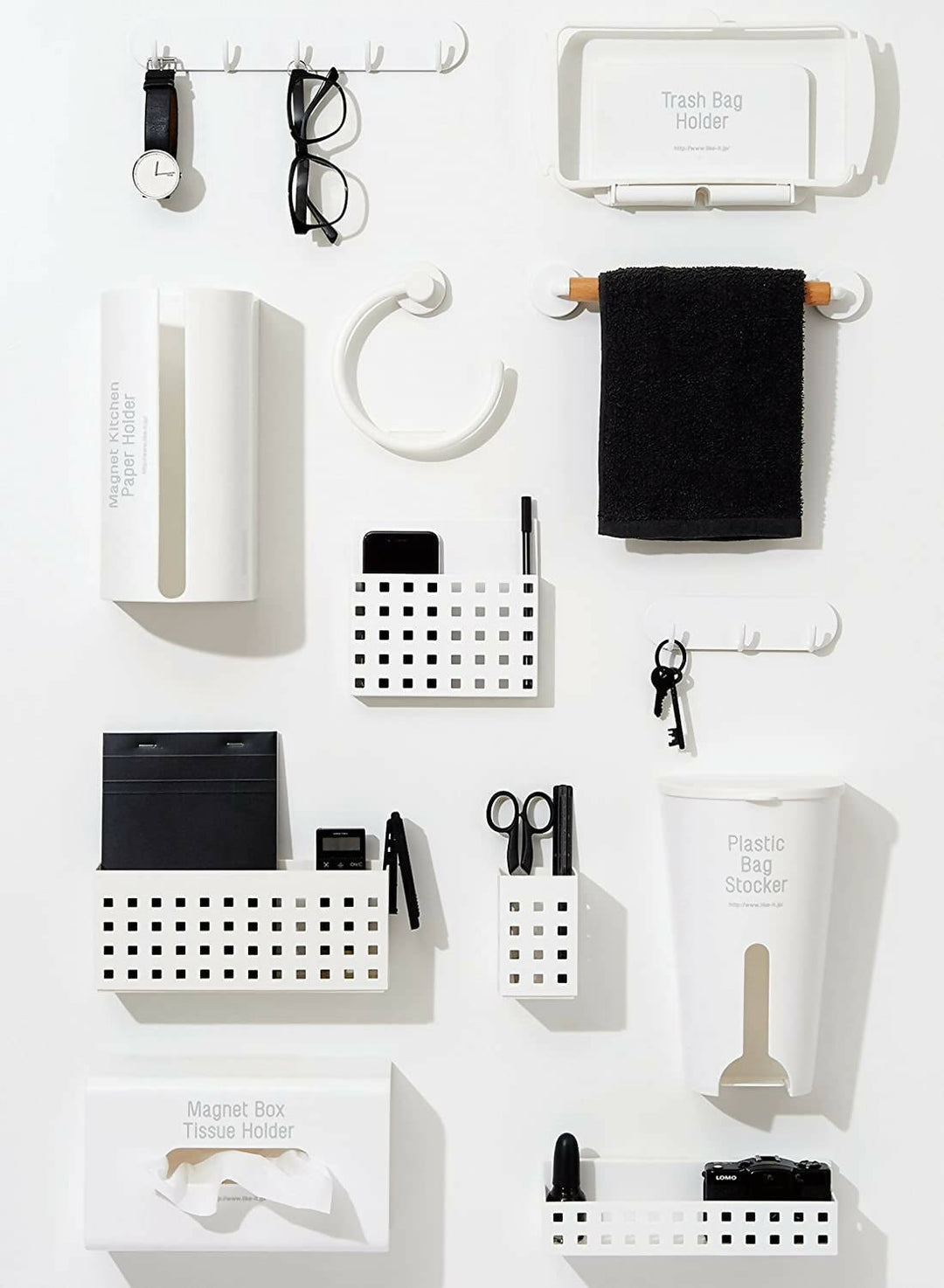 Perchero Magnético 3 Ganchos Like It