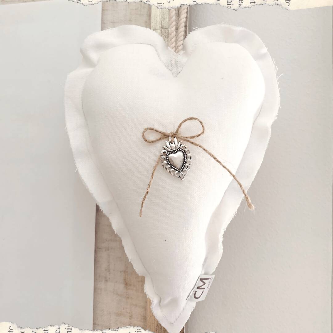 Cunero de Lino Sagrado Corazón