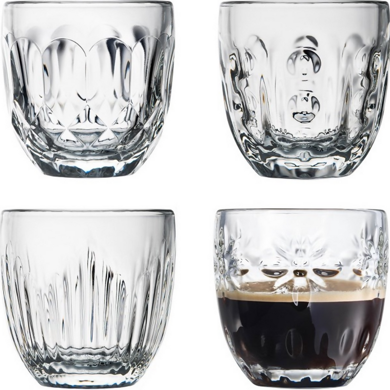 SET 4 VASOS CAPUCCINO TROQUET