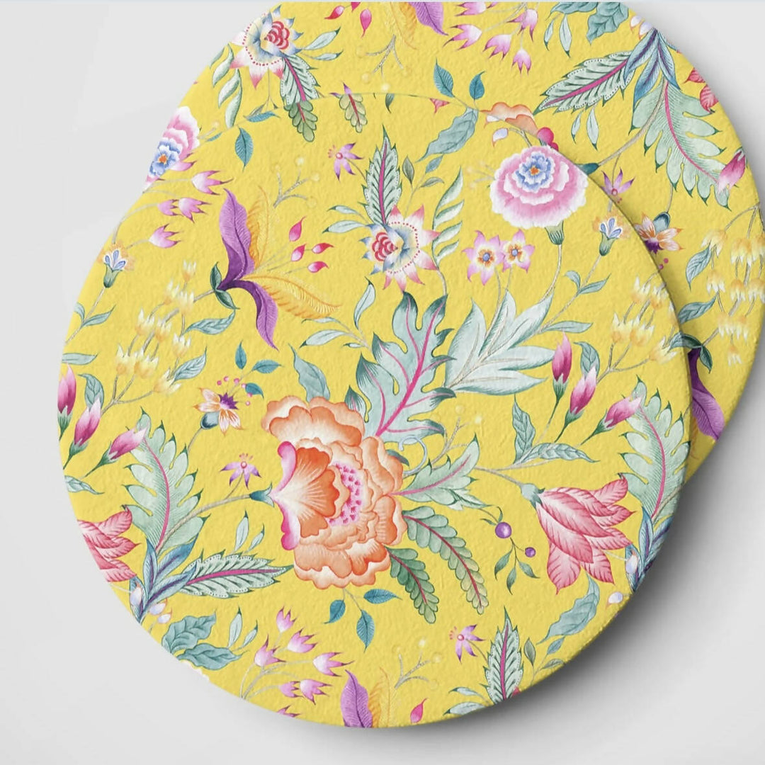 Individual Redondo Chinz Amarillo (entrega 5 días hábiles)