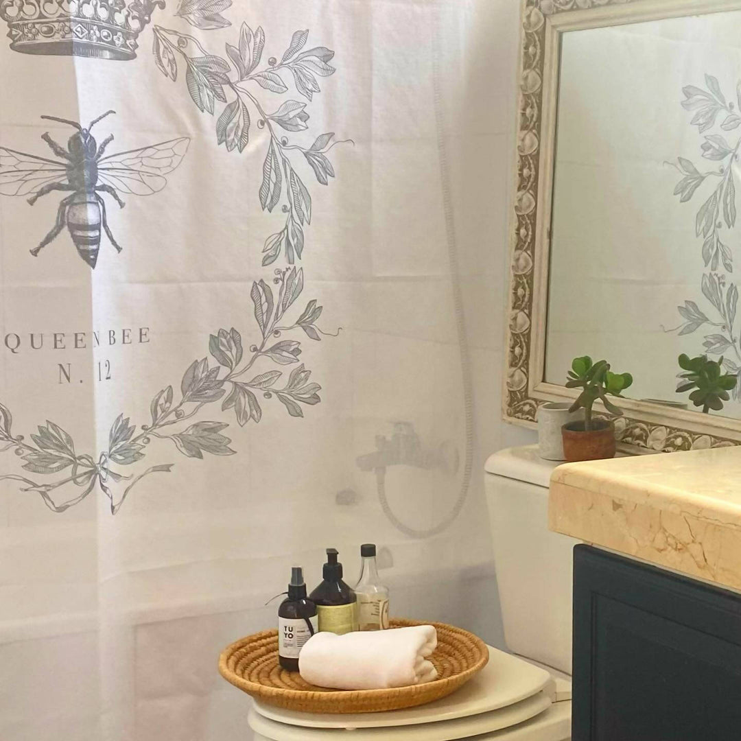 Cortina de Baño Abeja Reina