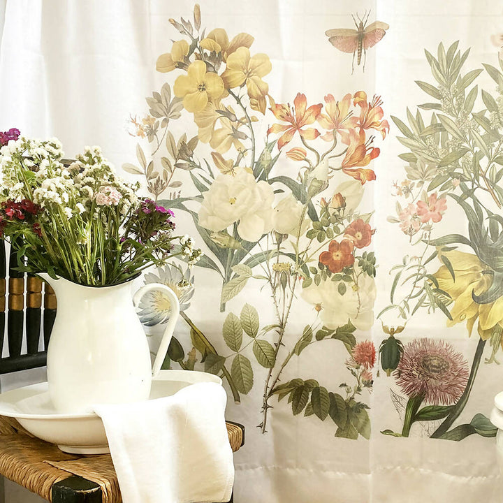 Cortina de Baño Botánica