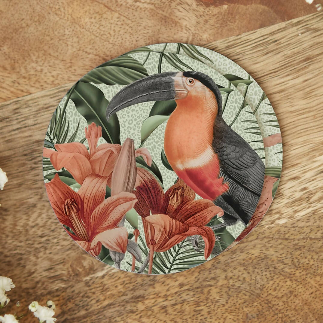 Posavasos Redondo Loro (entrega 5 días hábiles)