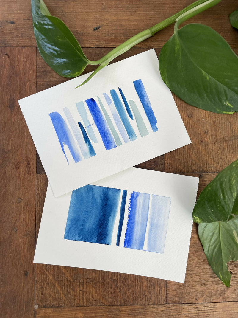 WaterColor Collection Laminas Blue 2