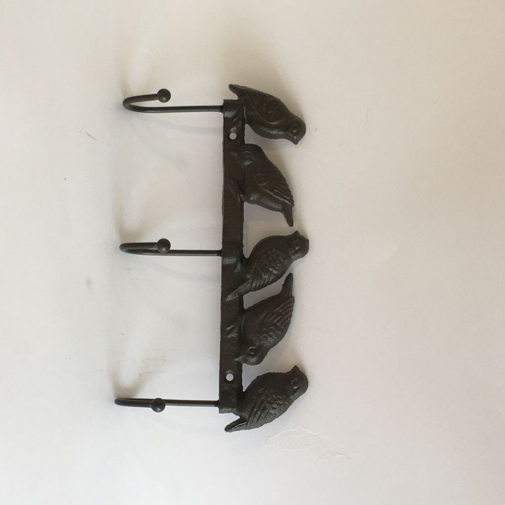 Perchero de Hierro con Pájaros Azohia Design