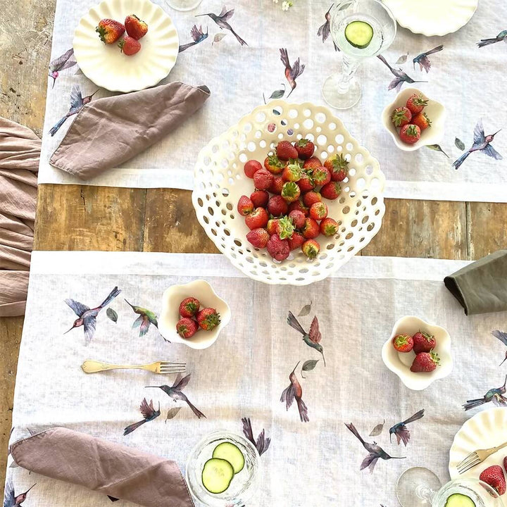 Set Individuales Velo Organza - Picaflor