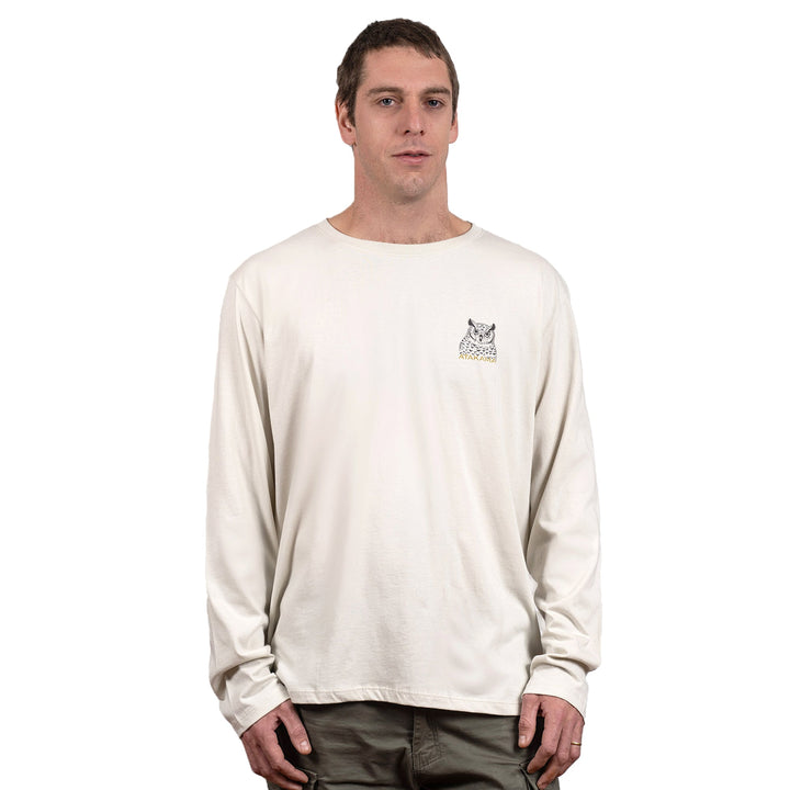 Polera Manga Larga Hombre Beige Tucúquere