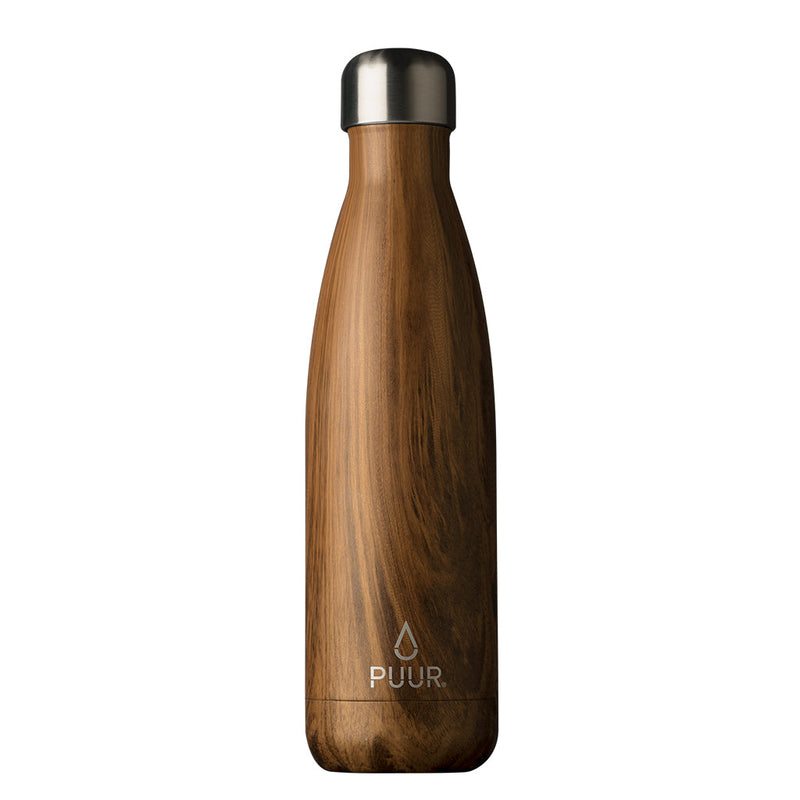 Botella Térmica Puur Bottle Wood 500 ml