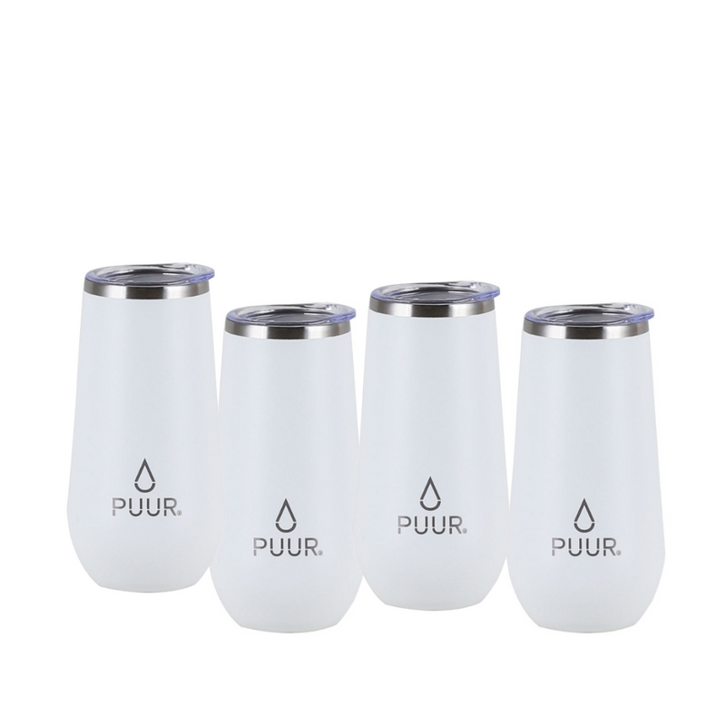 Pack de 4 Vasos Térmicos Alba 160 ml