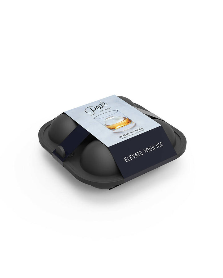 Cubetera Silicona Peak Sphere Ice Tray 4 Hielos Esféricos