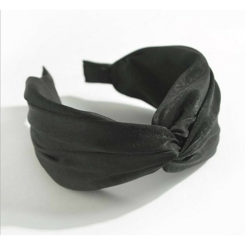 Cintillo Turbante Valentina Raso Negro