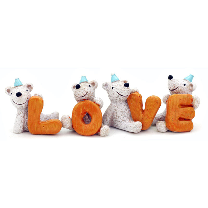 Figura Decorativa Osos Love