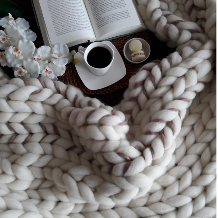 Manta XXL King Taupe 90 x 180 cm