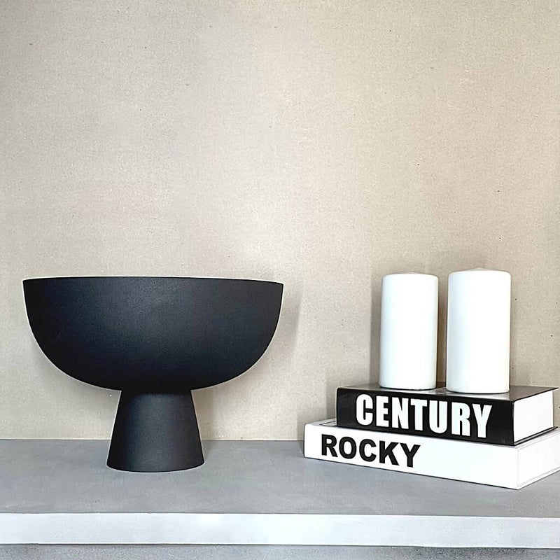 Bowl Deco Texturizado Azulmarino Deco