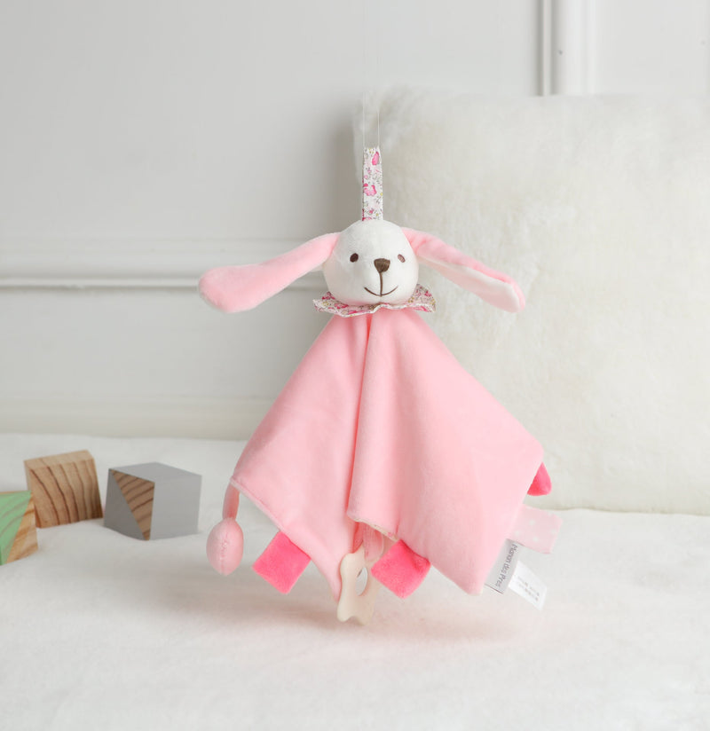 Tuto sensorial con coneja rosado plush